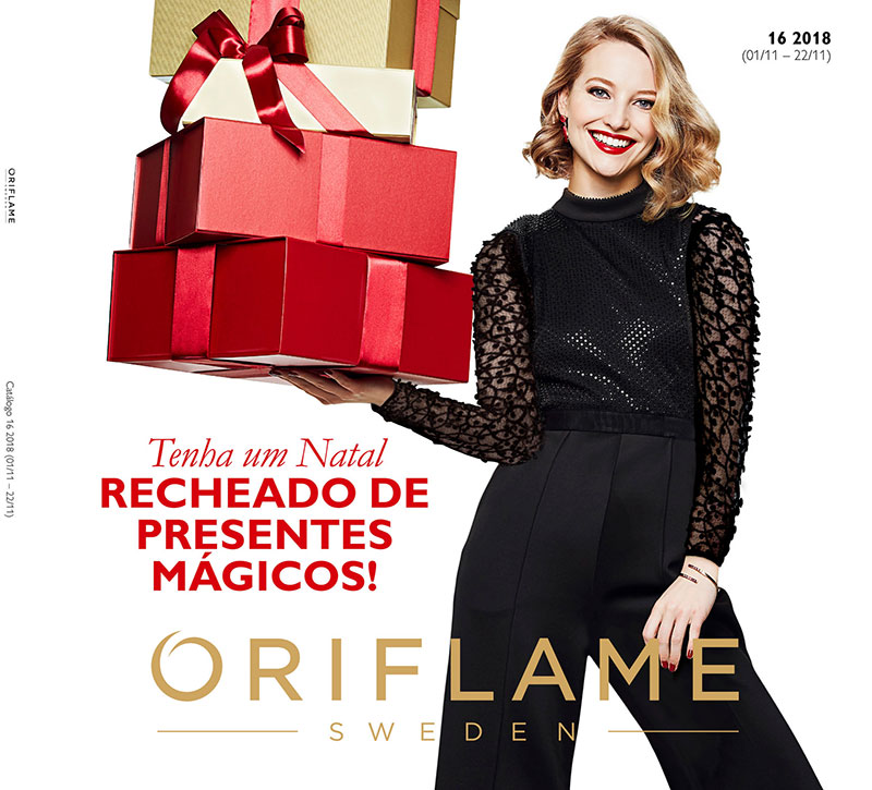 Capa Catálogo 16 de 2018 da Oriflame