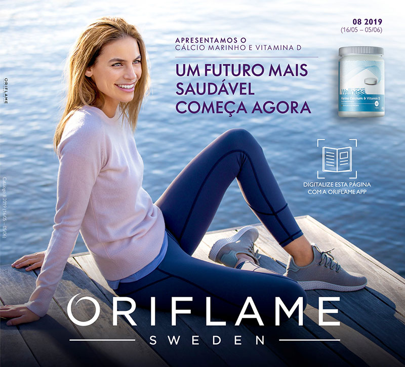 Capa do catálogo 08 de 2019 Oriflame