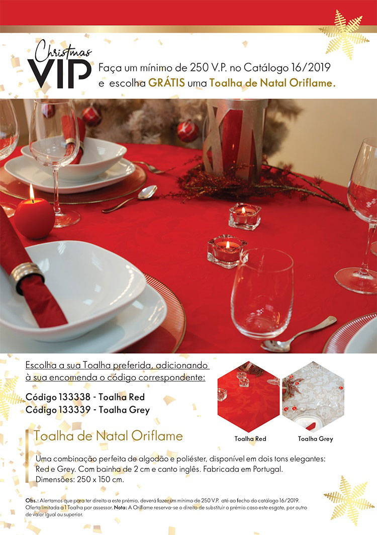 Toalha de Natal folheto 1