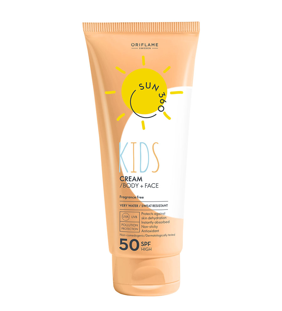 Creme Proteção Elevada FPS 50 para Rosto + Corpo Sun 360 Kids