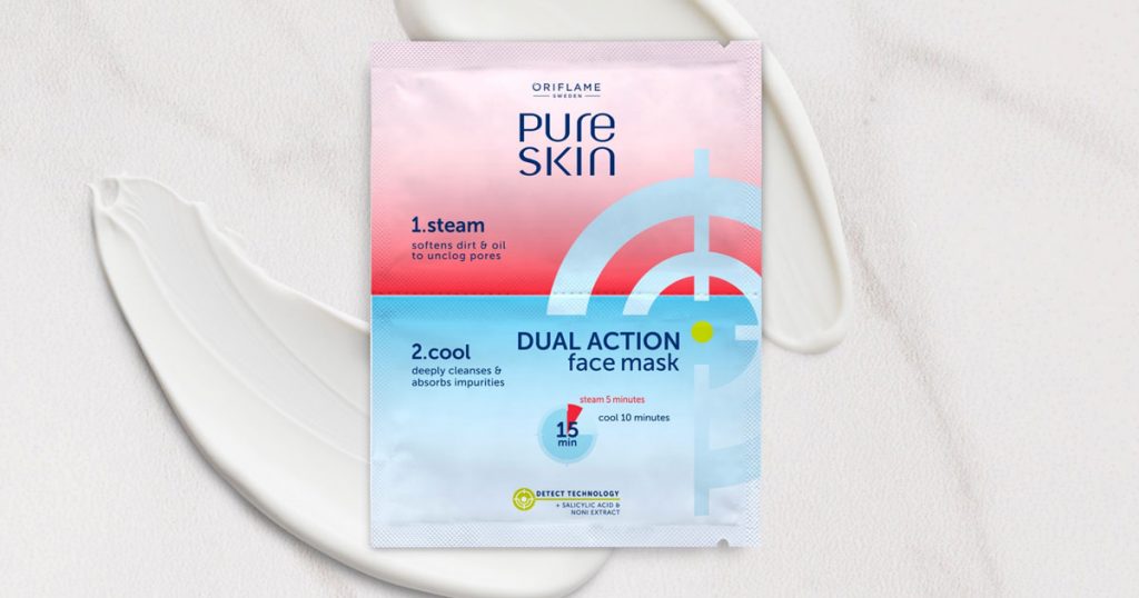 Máscara Facial Dupla Ação Pure Skin