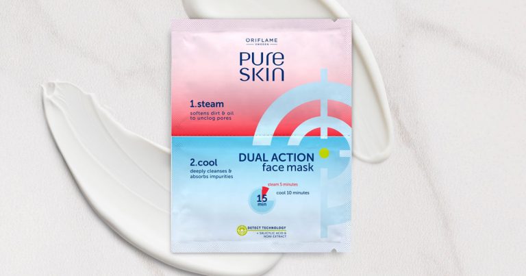 ﻿Máscara Facial Dupla Ação Pure Skin