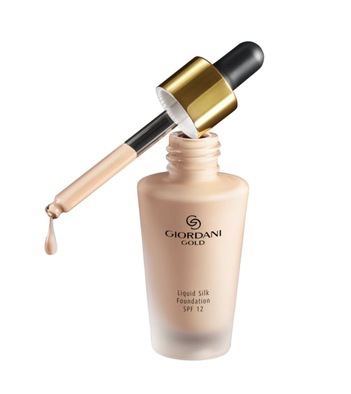 Bases de Cor com FPS12 Liquid Silk Giordani Gold da Oriflame