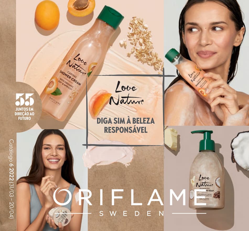 Capa do Catálogo 6 de 2022 da Oriflame