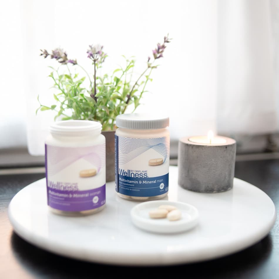 Multivitamínicos e Minerais Wellness Oriflame