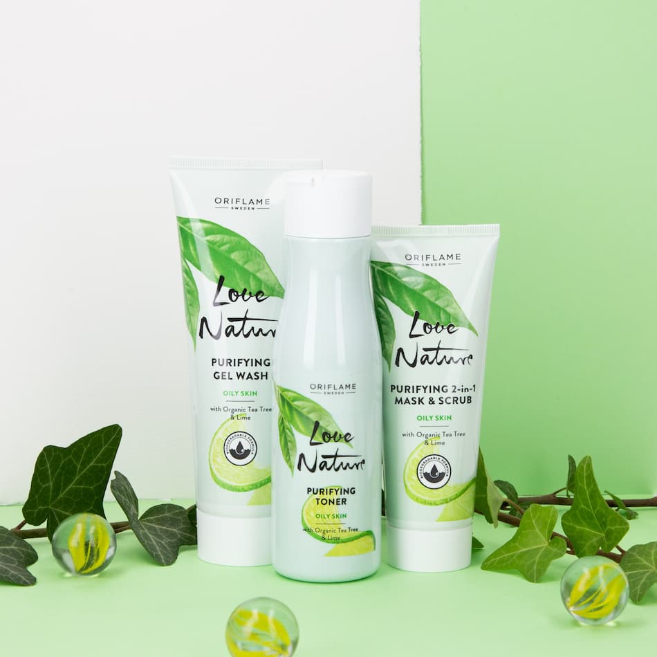 Love Nature Tea Tree e Lima para cuidar da pele propensa a acne