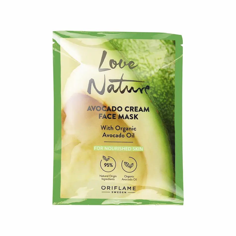 Máscara-Creme Facial de Abacate com Óleo de Abacate Biológico Love Nature