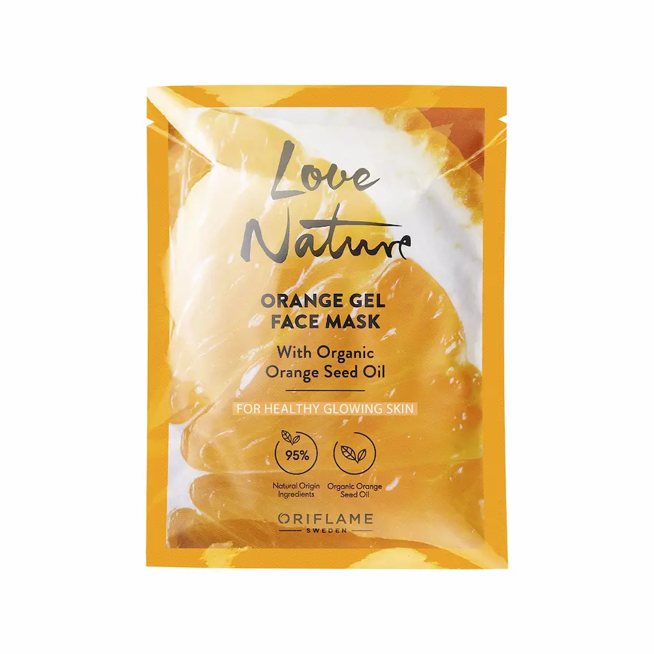 Máscara-Gel Facial de Laranja com Óleo de Semente de Laranja Biológico Love Nature