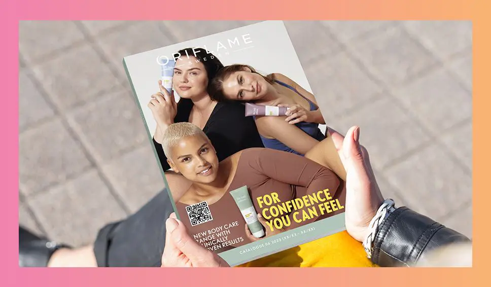 Novo formato do Catálogo Oriflame: mais conectado e sustentável