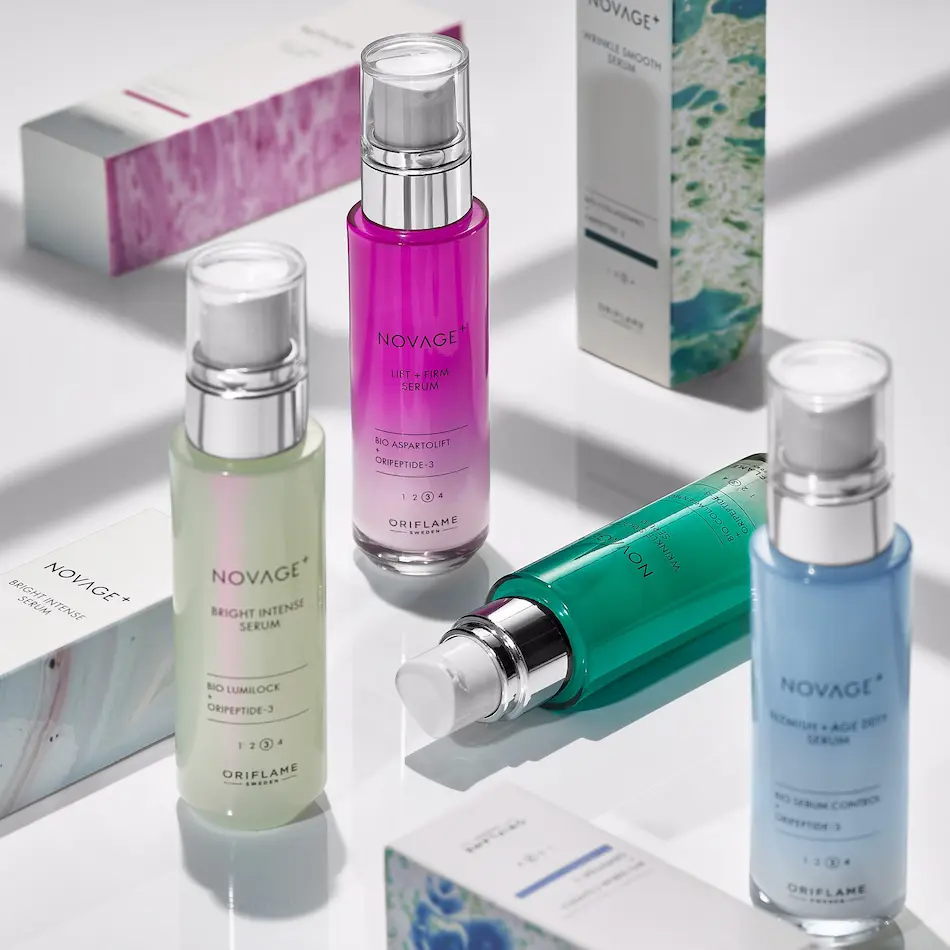 Séruns Novage+ Oriflame - Como Aplicar o Sérum no Rosto