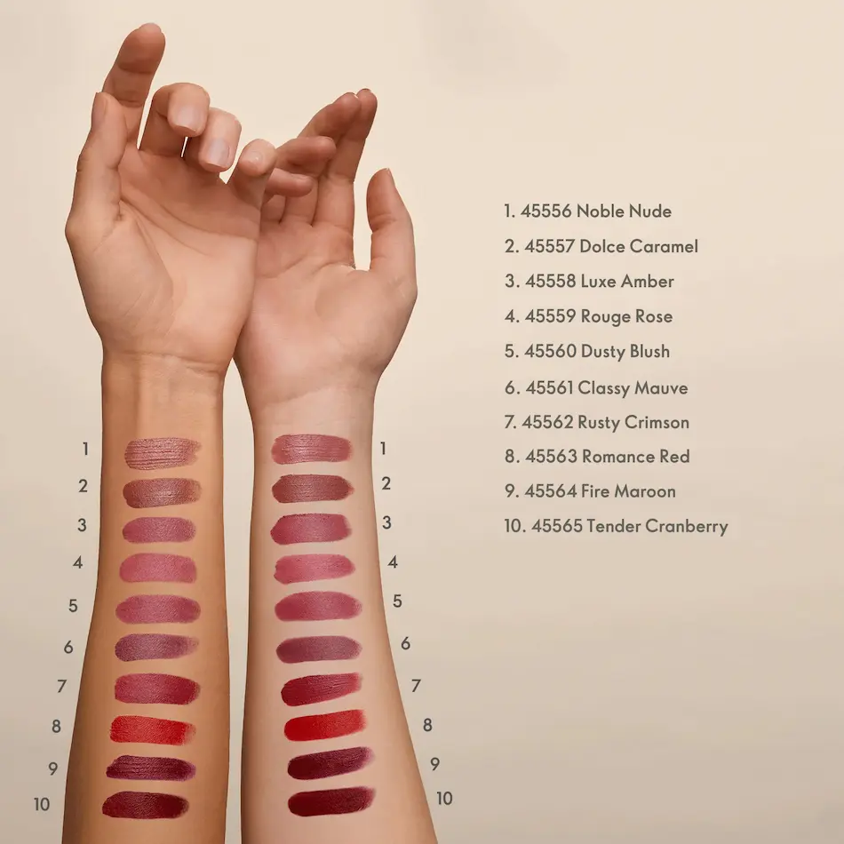 Cores do batom