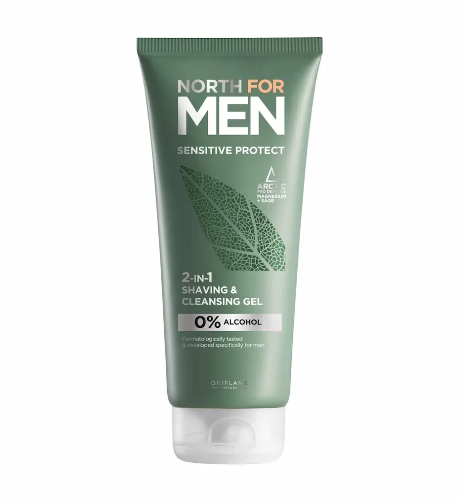 Gel de Limpeza e Barbear 2 em 1