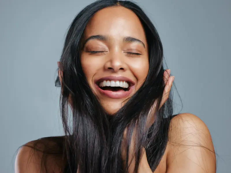 Cabelo saudável e bonito