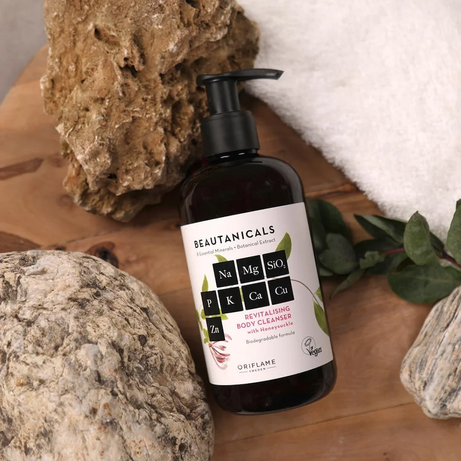 Gel de Banho Beautanicals Revitalizante (300ml)