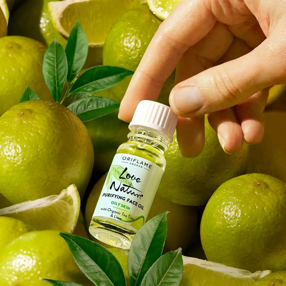 Óleo Facial Purificante com Tea Tree e Lima Biológicos Love Nature