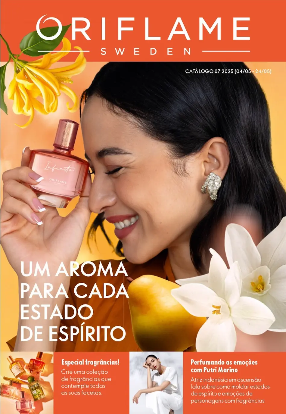Capa do Catálogo 7 de 2025 da Oriflame