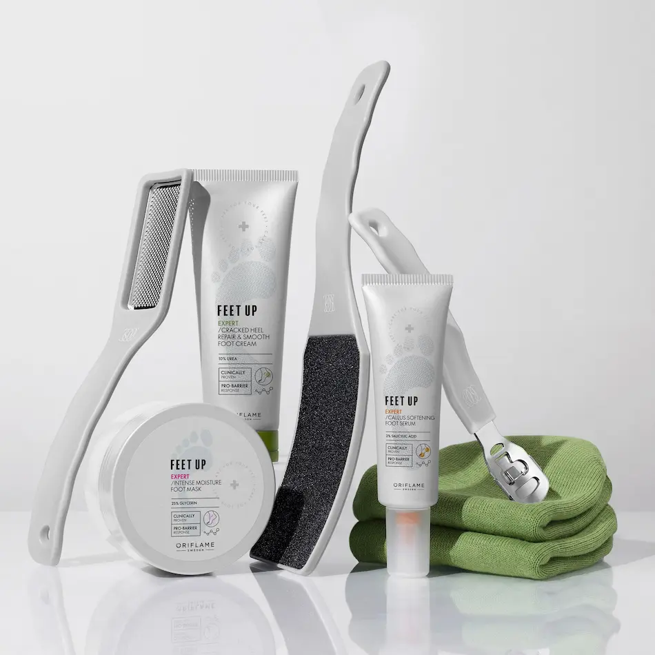 Produtos Feet Up Oriflame