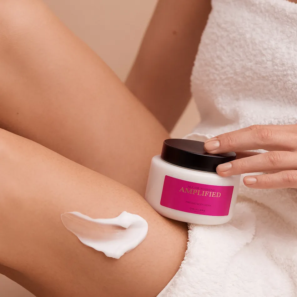 Creme de corpo perfumado - layering