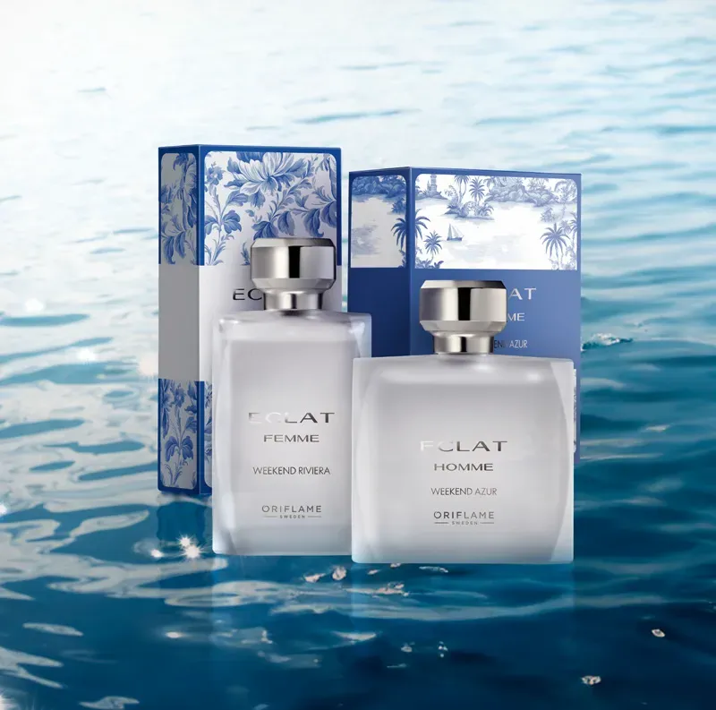 Duas novas Eclat Weekend da Oriflame chegam este mês — e cheiram a verão na Riviera