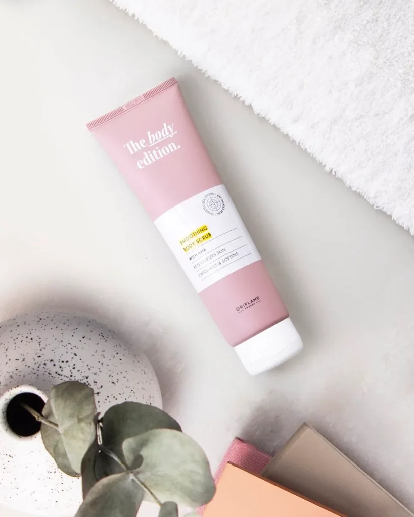 Esfoliante corporal no verão