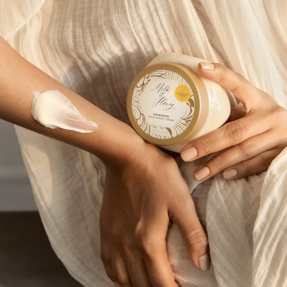 Creme de Corpo Milk & Honey Gold da Oriflame