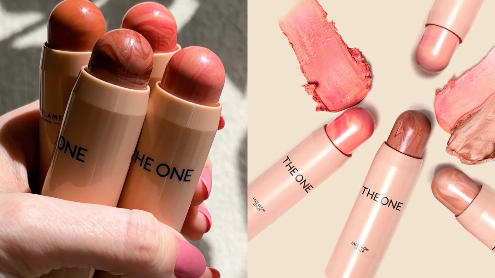 Blush em stick multifunções