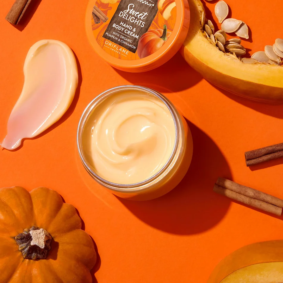 Creme com abóbora e canela