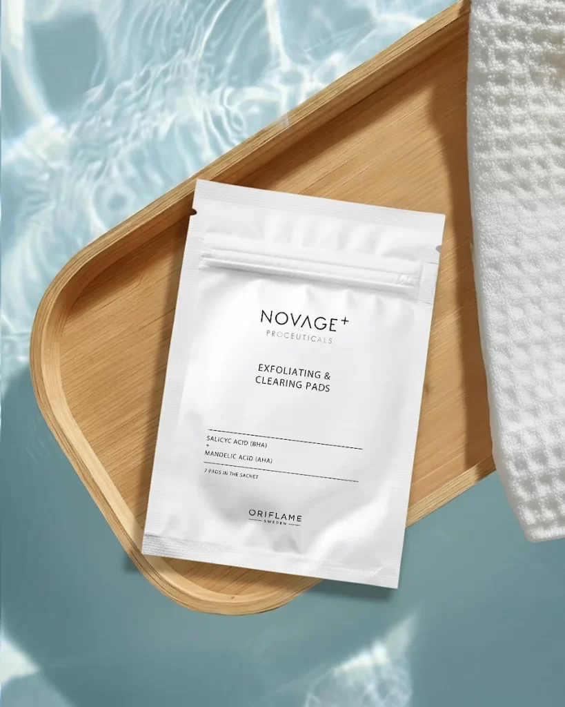 Discos Esfoliantes com AHA e BHA Novage+ Proceuticals da Oriflame