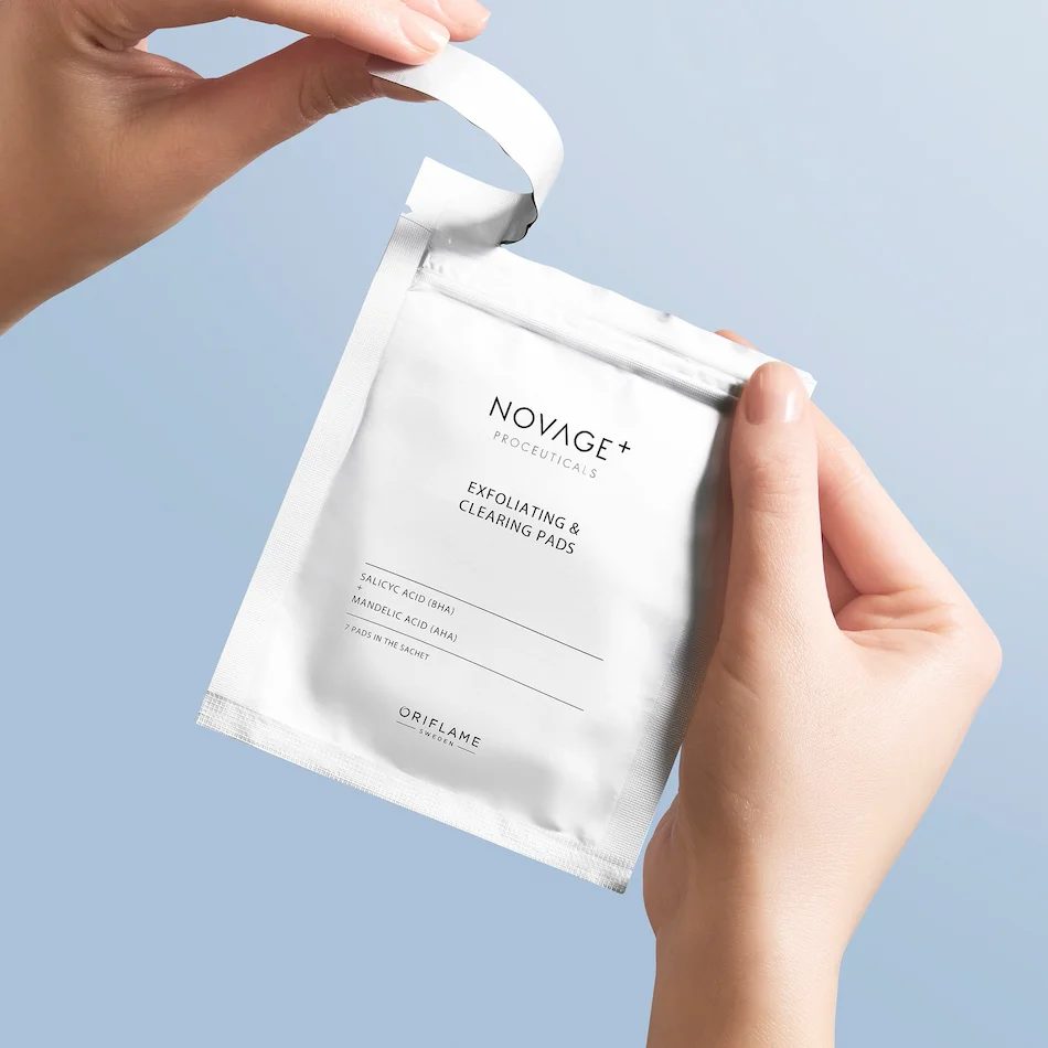Discos Esfoliantes e de Limpeza AHA e BHA Proceuticals Novage+