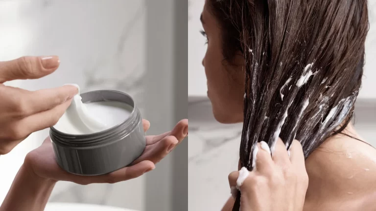 máscara para cabelo danificado