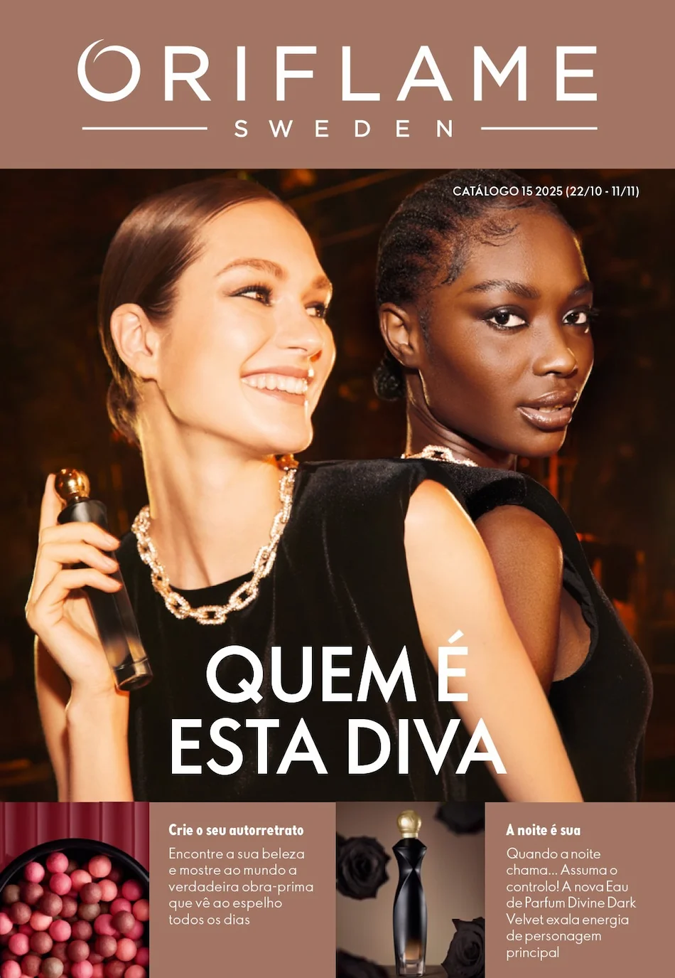 Capa do Catálogo 15 de 2025 da Oriflame