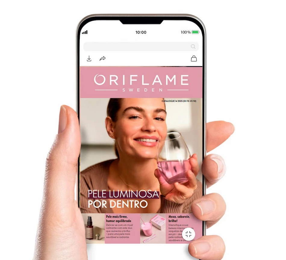 Catálogo Oriflame no telemóvel