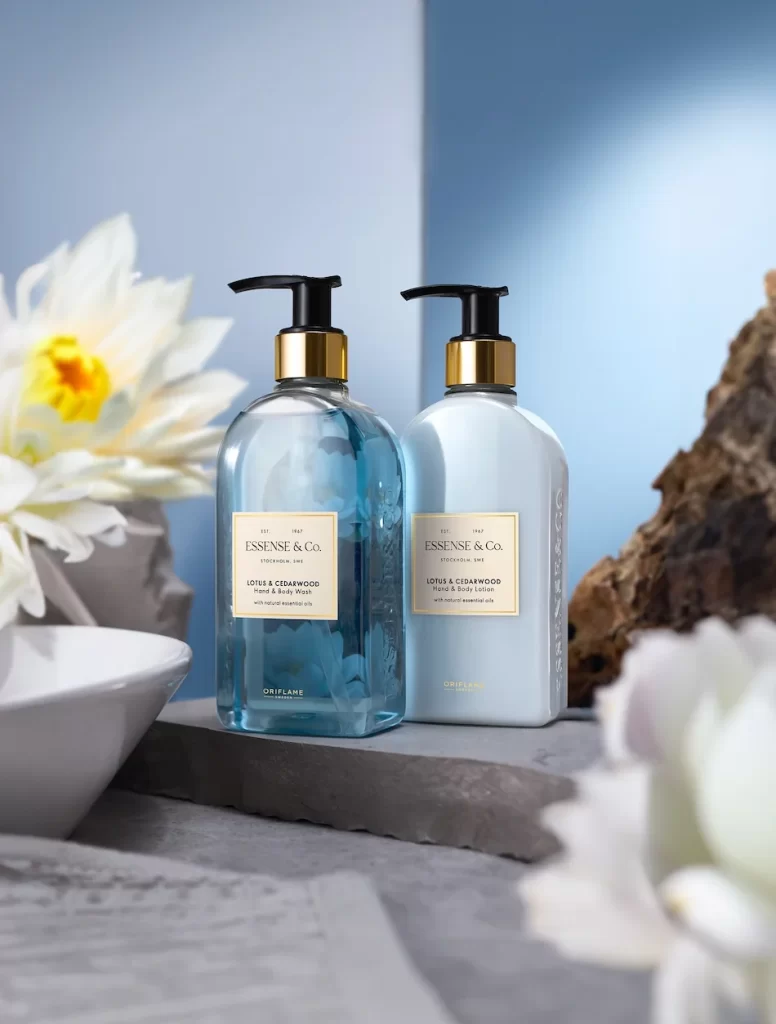 Nova linha Essense & Co. Lotus & Cedarwood