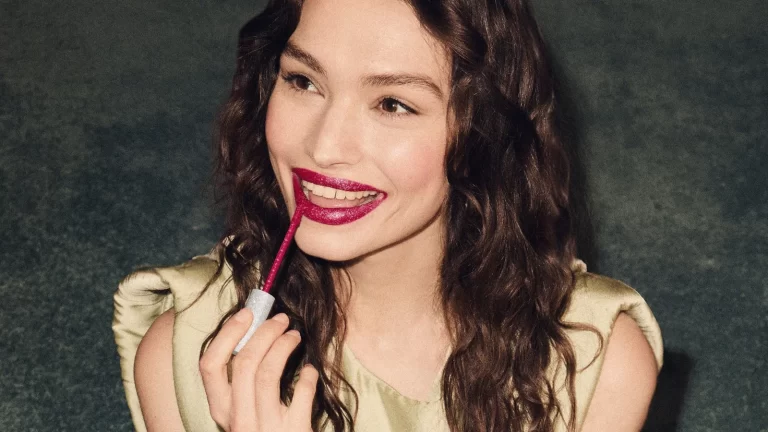 Batom líquido glitter