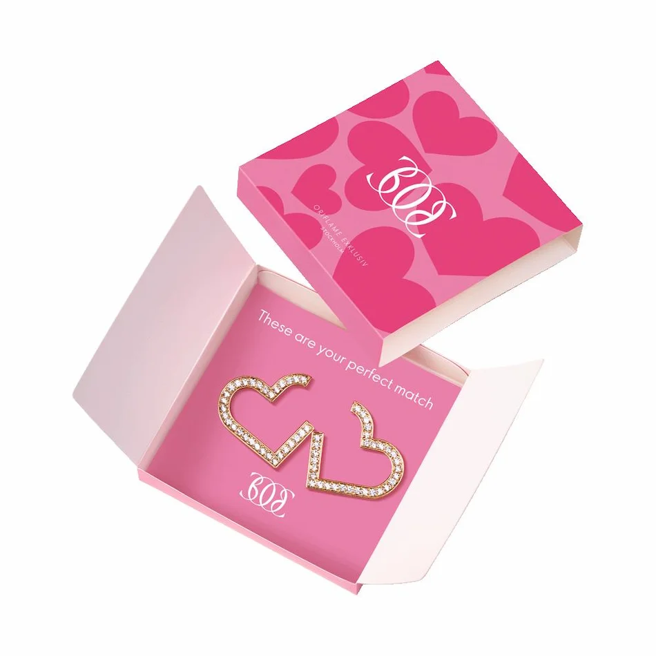 Brincos em caixa de oferta