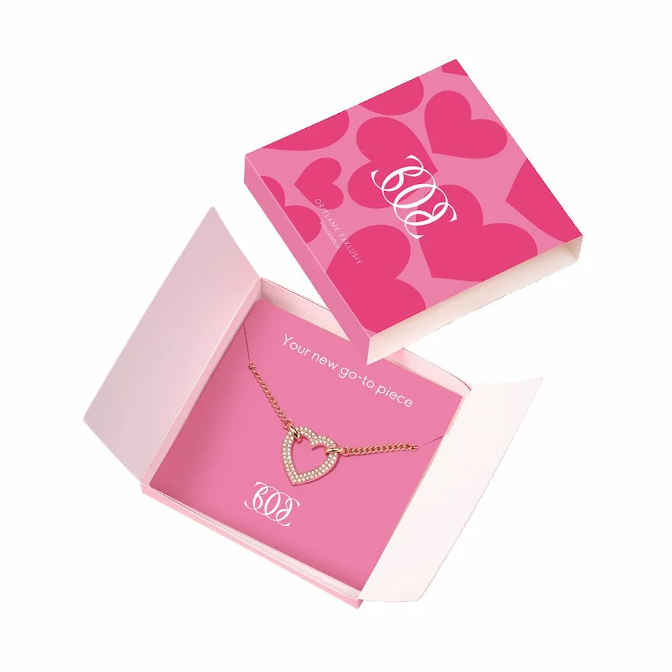 Colar em caixa de oferta