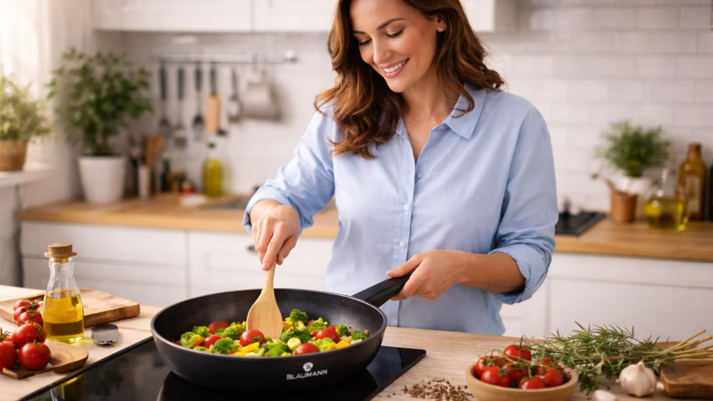 Frigideira e Wok Blaumann grátis