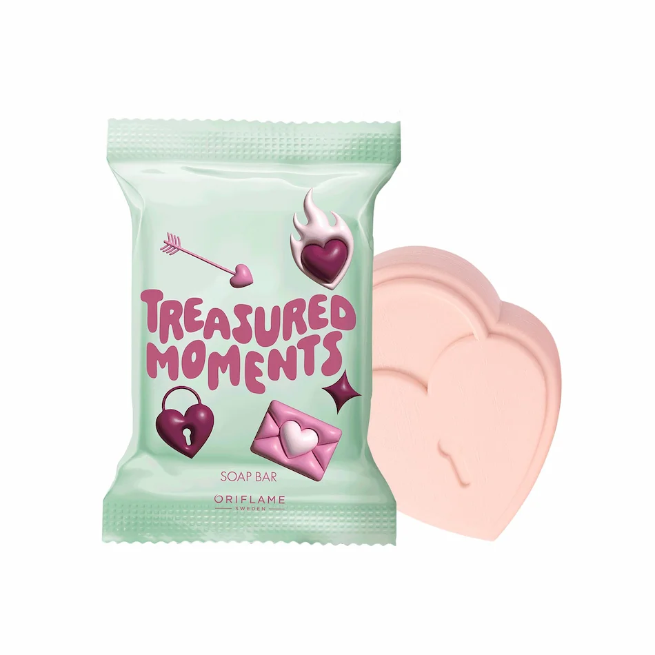 Sabonete Treasured Moments em forma de coração