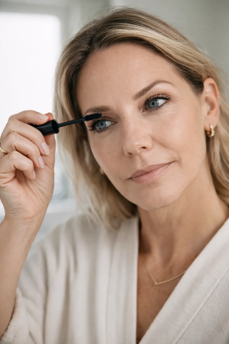 Aplicar máscara de pestanas