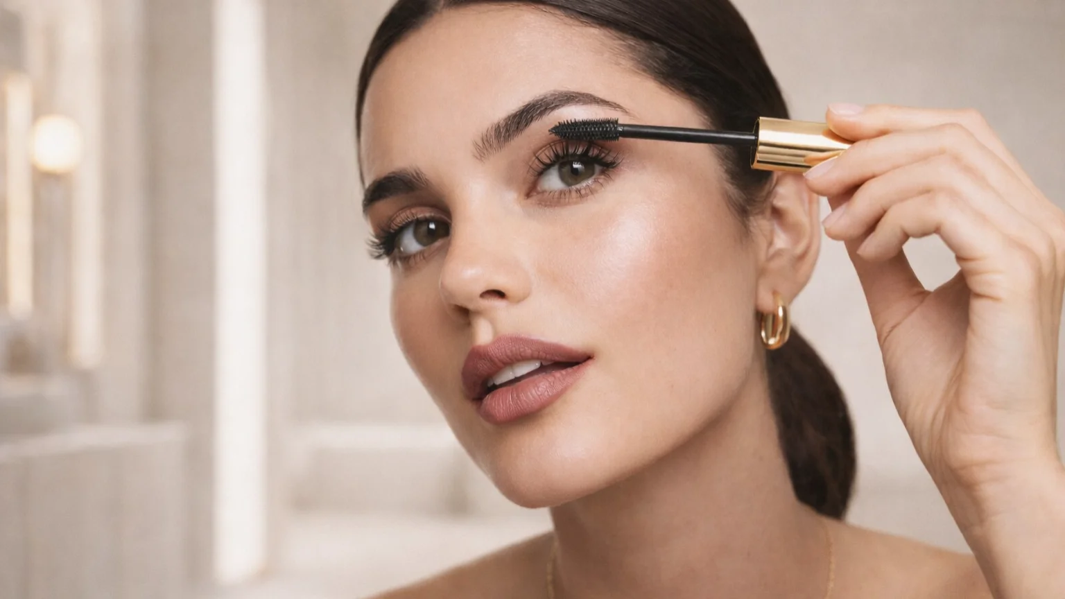 Máscara de pestanas que não borra