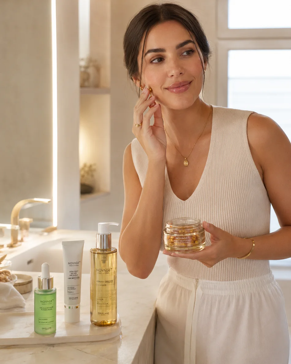 Como comprar cuidados de rosto Oriflame com desconto