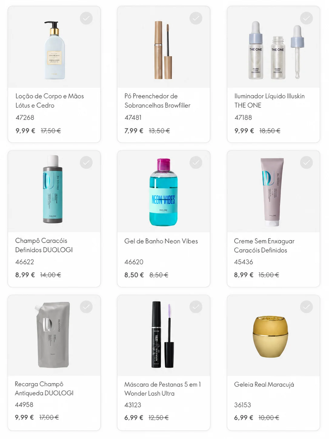 Portes Grátis Oriflame